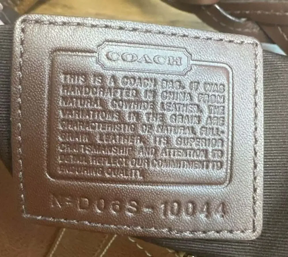 Coach Vintage 10044 Soho Hobo in Tobacco Pebbled Leather Bag